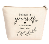 Durable Canvas Zipper Pouch | Velmora Leather