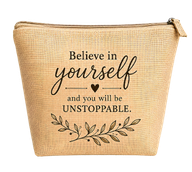 Eco-Friendly Jute Zipper Pouch | Velmora Leather Export